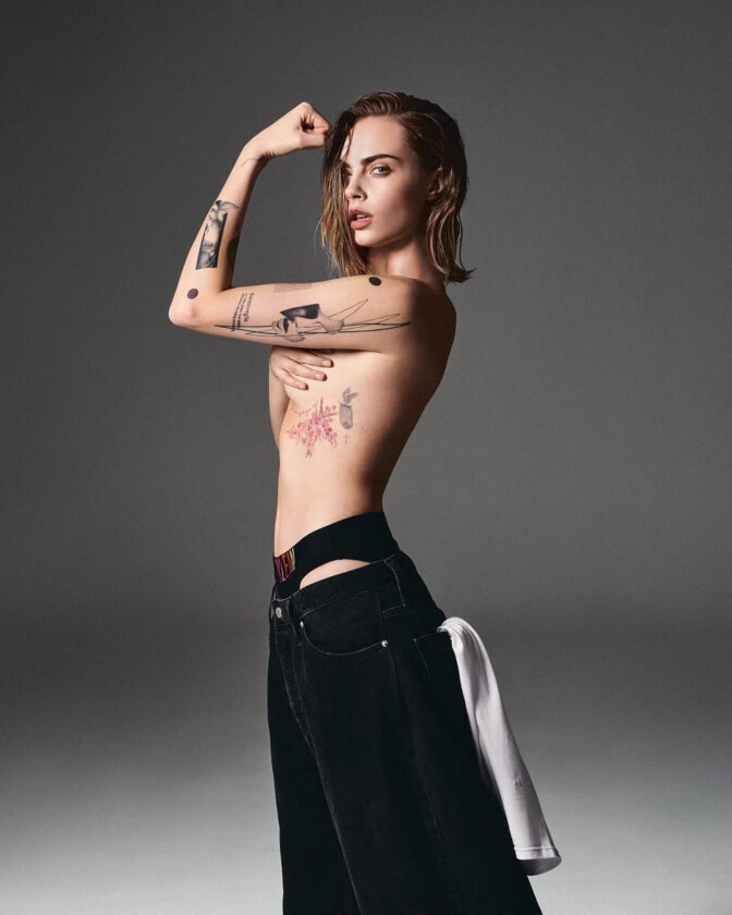 Cara Delevingne Calvin Klein Pride Photo Shoot