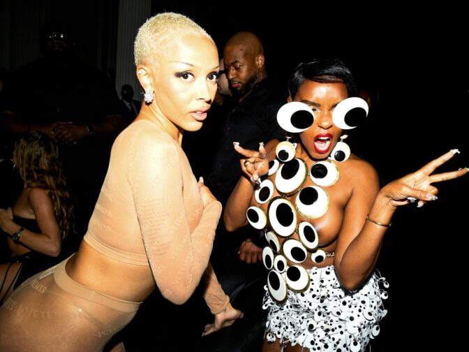 Janelle Monae Big Breasts Met Gala After Party