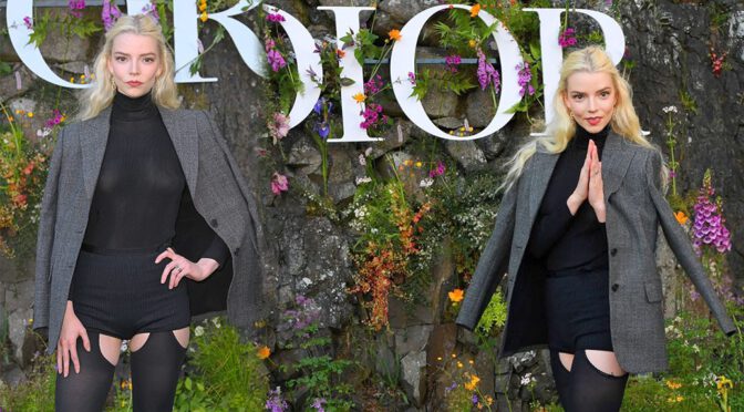 Anya Taylor-Joy’s Daring Dior Cruise Look: Braless Beauty