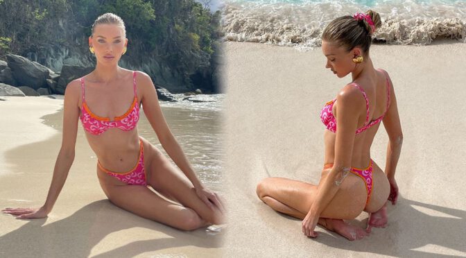Elsa Hosk’s Cheeky Beach Display: A Perfect Ass Demands Your Attention