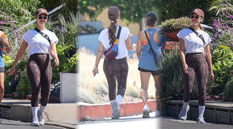 Jessica Alba’s Booty in Leggings: A Sexy Sight in Beverly Hills!