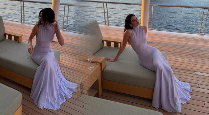 Kendall Jenner’s Steamy Yacht Adventure: Braless Beauty Sizzles in White