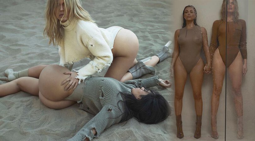 Kim & Khloe Kardashian Sizzle in See-Through Outtakes: Big Asses & Nipples Steal the Spotlight!