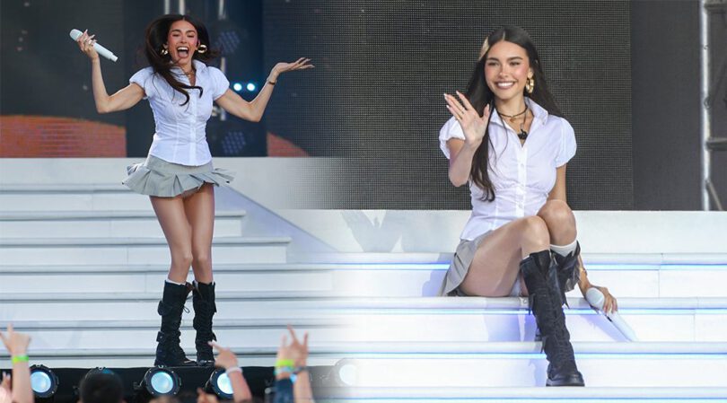 Madison Beer Rocks the Stage in Chic Mini Skirt at Jimmy Kimmel Live