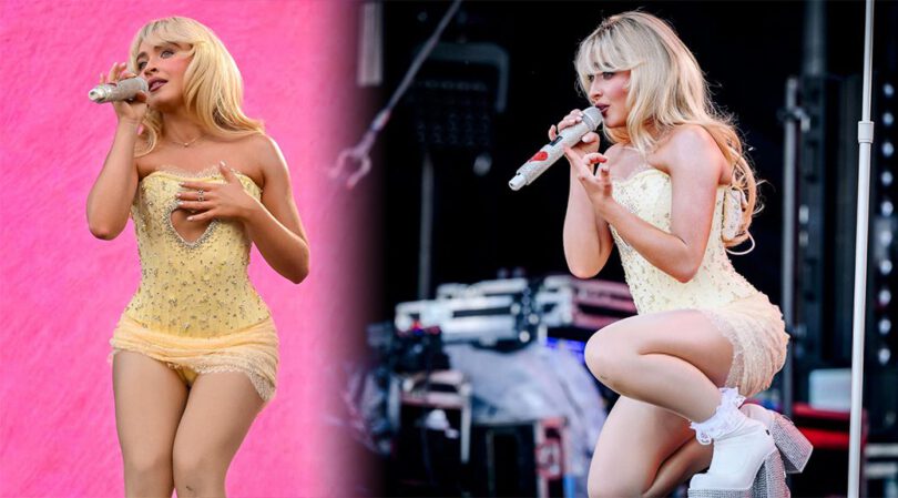 Scorching Hot Sabrina Carpenter Sets the Stage Ablaze with her Gorgeous Gams!