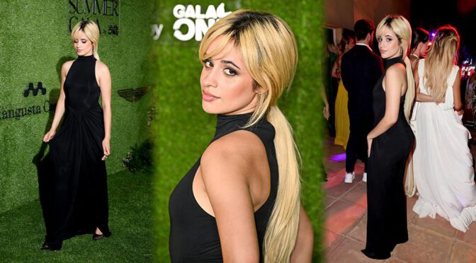Camila Cabello Wows in Stylish Black Dress at The Summer Gala in Saint-Tropez