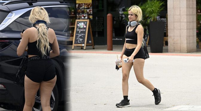 Camila Cabello Flaunts Her Sexy Curvy Body in Skimpy Gym Gear: Big Booty Alert!