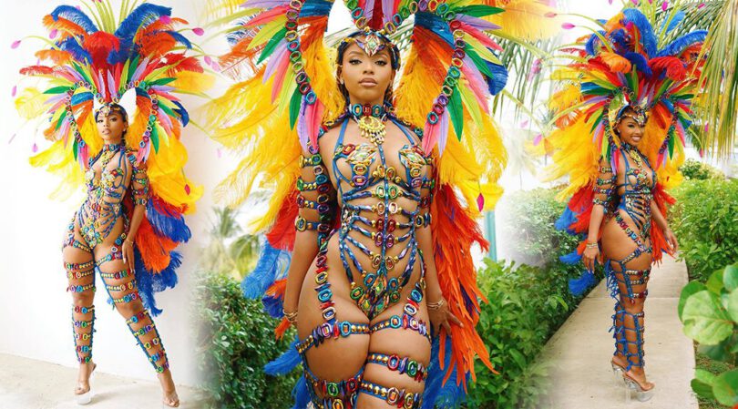Chloe Bailey Stuns in Ultra-Sexy Carnival Outfit in St. Lucia!