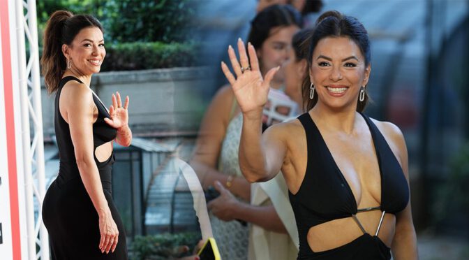 Eva Longoria Sizzles in Sexy Dress at ELLE Gourmet Awards 2024 – Gorgeous Cleavage on Display!