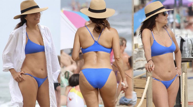 Eva Longoria’s Sexy Bikini Body and Juicy Ass on Marbella Beach