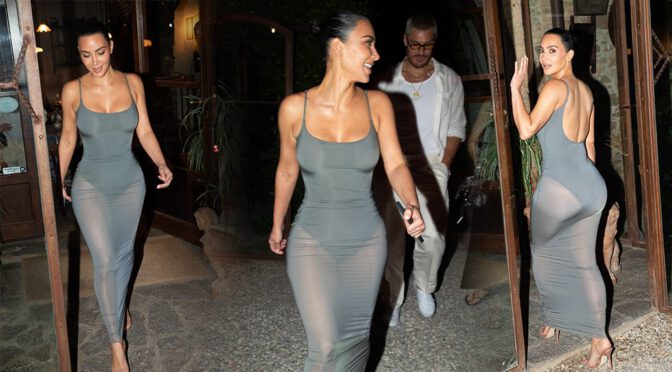 Kim Kardashian Flaunts Curves in Sexy Outfit – Big Ass & Boobs on Display!