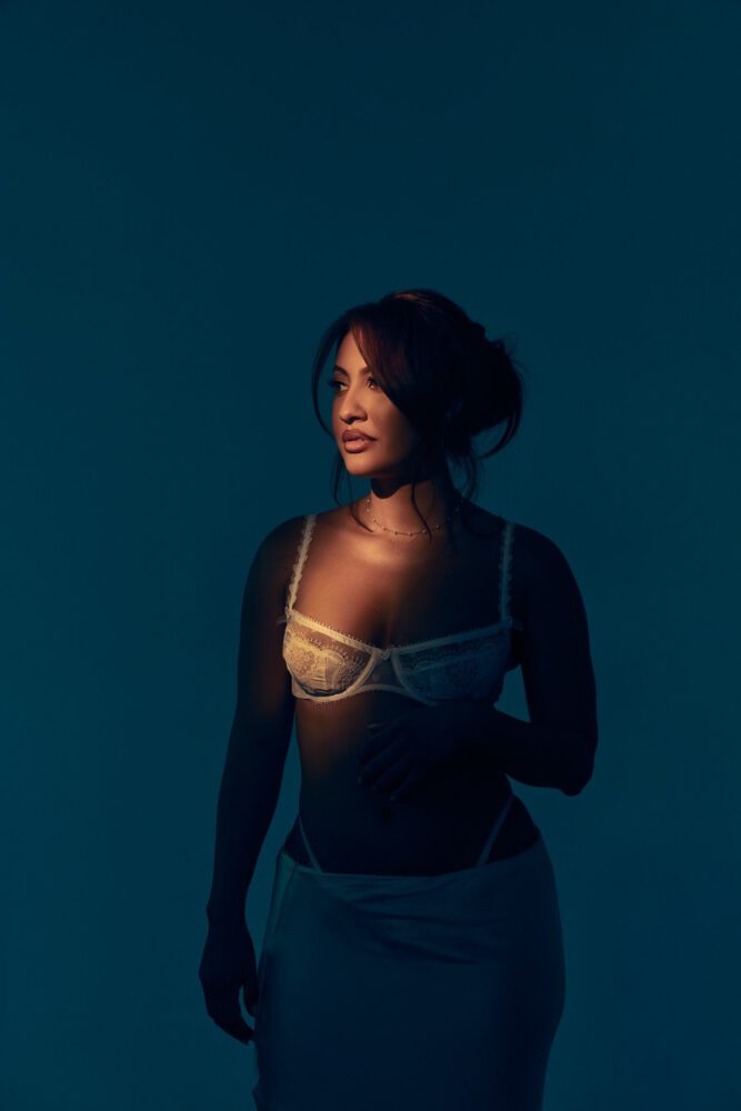 Francia Raisa Sexy Lingerie Shoot Storm Santos
