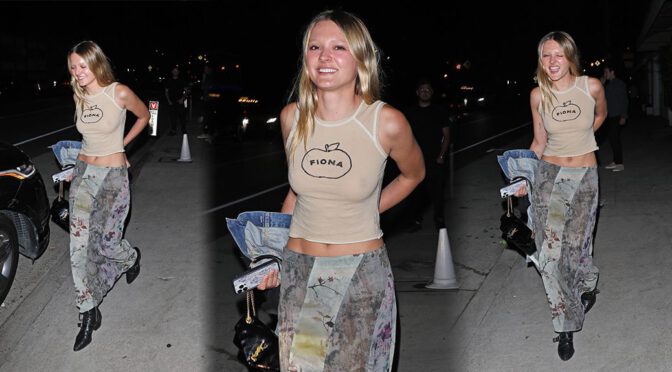 Sexy & Sultry: Charlotte Lawrence Teases in Sheer Top, Exposing All