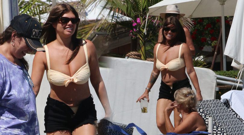 Chanel West Coast Flaunts Her Big Breasts in Bikini on Malibu Beach