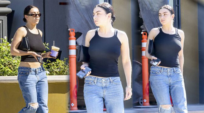 Braless and Uncensored: Charli XCX Shows Off Perky Nipples in L.A.