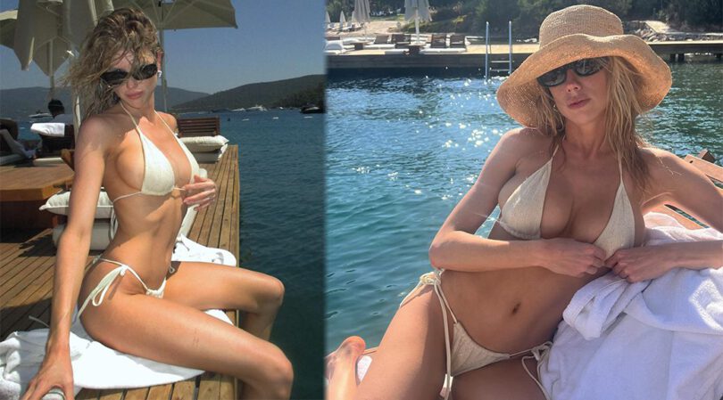 Charlotte McKinney Turns Up the Heat in Small Bikini, Boobs on Full Display