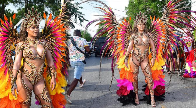 Rihanna’s Sexy Carnival Look: Revealing Outfit Shows Off Her Big Boobs