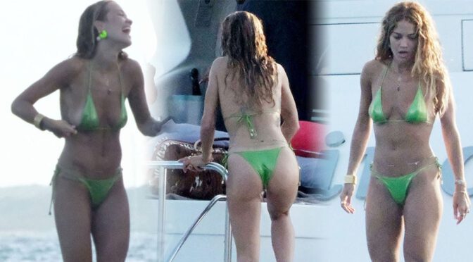 Rita Ora Stuns in Skimpy Bikini on Ibiza Yacht – Sexy Body Flaunted