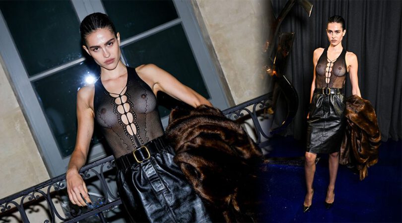 Amelia Hamlin Stuns in See-Through Outfit – Boobs and Nipples Steal the Show!