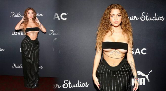 Malu Trevejo Rocks NYC Fashion Event with Daring Top and Big Breasts