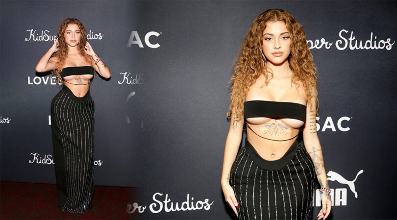 Malu Trevejo Rocks NYC Fashion Event with Daring Top and Big Breasts
