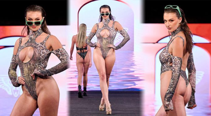 Rachel Pizzolato’s Sultry Walk Shows Off Big Breasts and Sexy Ass!