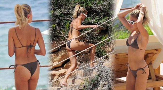 Sylvie Meis Shows Off Sexy Bikini Look, Flaunting Her Ass on Mallorca Beach!