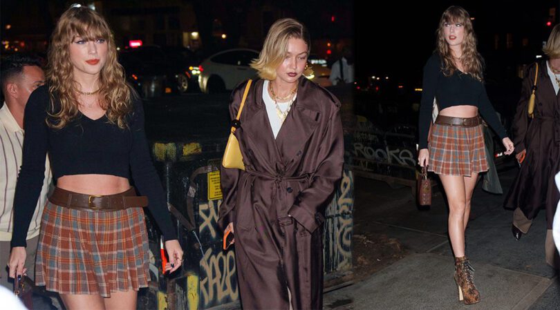 Taylor Swift Struts Her Killer Legs in a Sultry Plaid Mini Skirt on NYC Night Out!