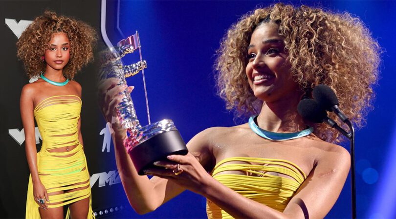 Tyla Turns Heads in Sizzling Yellow Dress – Sexy and Leggy at MTV VMAs!
