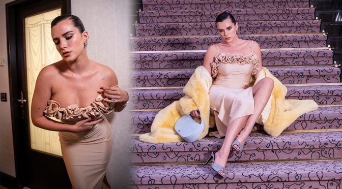Bella Thorne Flaunts Her Curves and Cleavage in Sultry Fashion Show Look