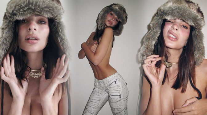 Topless Temptation: Emily Ratajkowski Teases Bare Skin in Hot Photo Shoot!