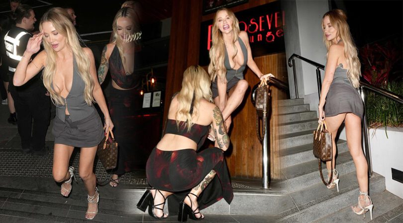 Panties Flash Alert: Jessika Power’s Wild Birthday Look—Legs, Cleavage, and a Whole Lot More!