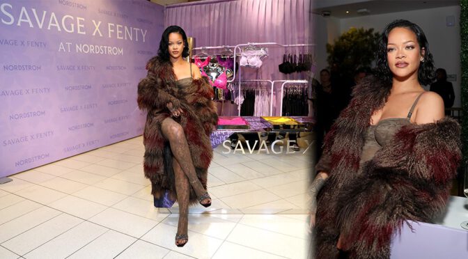 Rihanna’s Seductive Cleavage Stuns Fans at Savage x Fenty Launch!