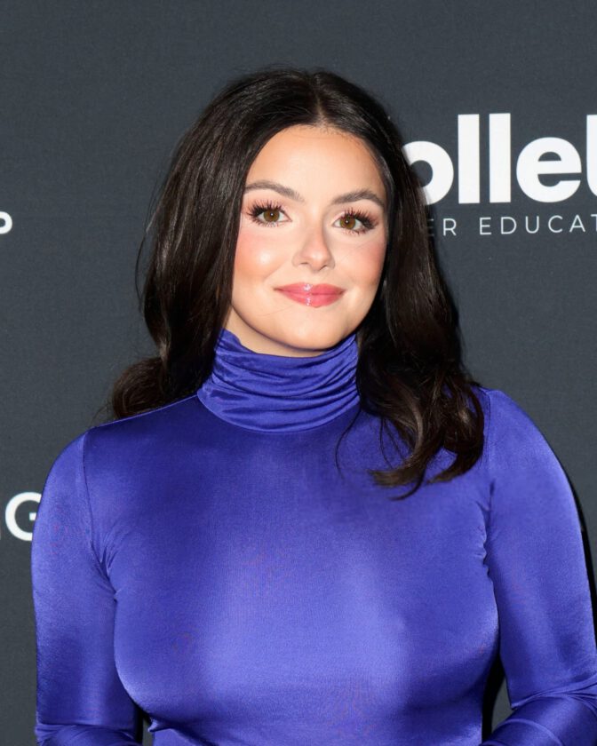 Ariel Winter Braless See Through Blue Dress Legacy Ball