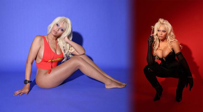 Beyoncé Rocks Busty Pamela Anderson Look in Sexy Halloween Photoshoot!