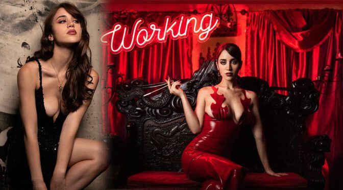 Caylee Cowan Unveils Seductive Cleavage in Spooky Halloween Shoot