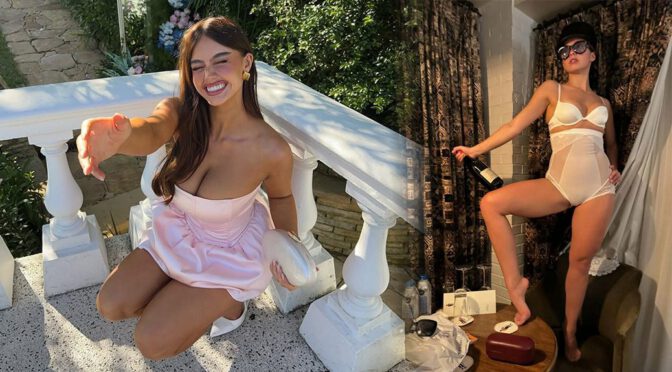 Ella Cervetto’s Pink Dress and Daring Cleavage Light Up Social Media!