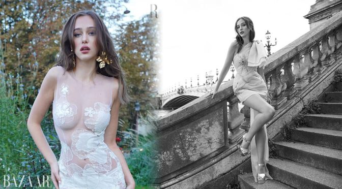 Daring & Stunning: Havanna Winter Flaunts Her Sexy Boobs in Harper’s Bazaar Shoot!