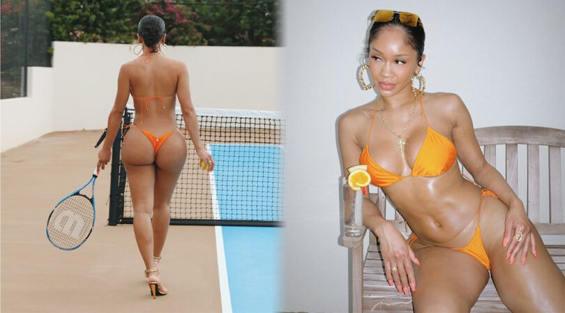 Saweetie’s Big Booty & Perfect Boobs Steal the Spotlight in Thong Bikini!