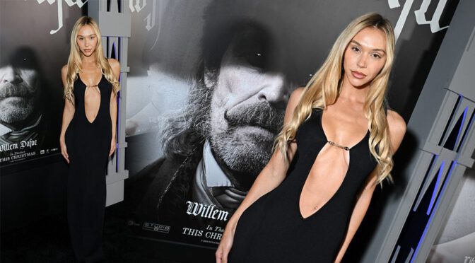 Alexis Ren Sexy Dress