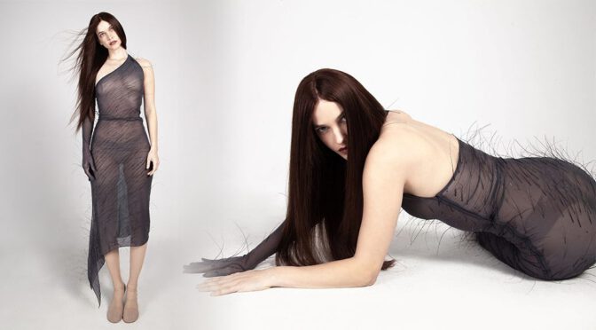 Barbara Palvin Stuns in a Daring See-Through Dress for 032c Magazine