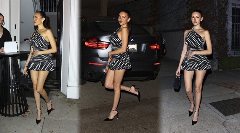 Madison’s Killer Legs Steal the Spotlight in Her Skimpy Dress at LA Party!