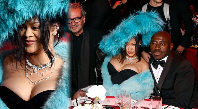 Rihanna’s Jaw-Dropping Cleavage Steals the Show at Fashion Awards!