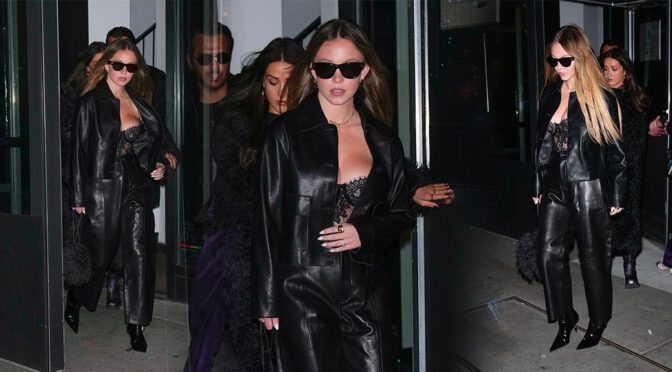 Sydney Sweeney: Leather, Lace, and Big Breasts in One Perfect Look