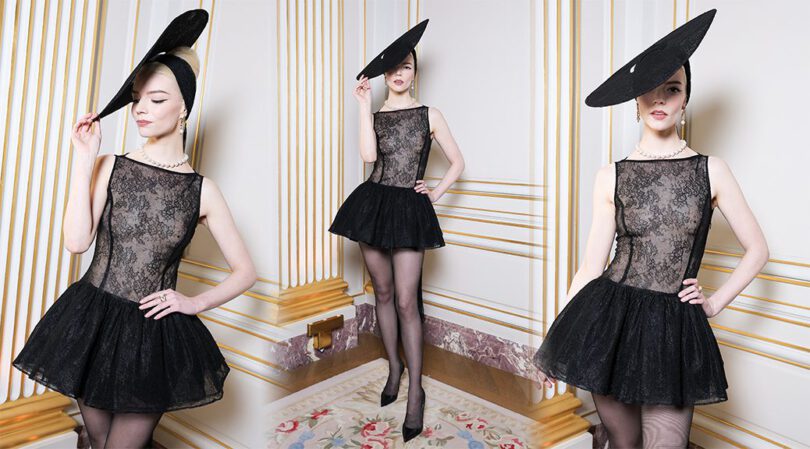 Anya Taylor-Joy’s Stunning Black Stockings & Sheer Dress Light Up Paris