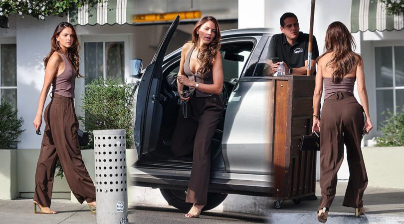 Eiza González Rocks Chic Business Look in Los Angeles