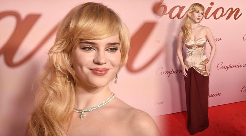 Sophie Thatcher Stuns in Sultry Dress, Flaunting Major Cleavage!