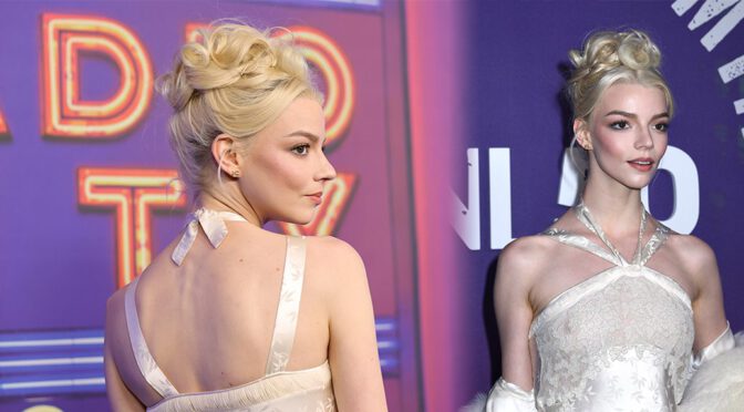 Anya Taylor-Joy’s Braless Nipples Steal the Spotlight in a Sheer Dress at “SNL50”!