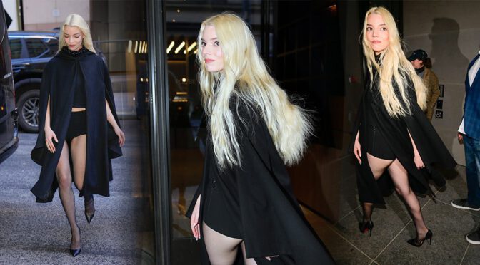 Anya Taylor-Joy Flaunts Her Sexy Legs & Booty Tease in Daring Outfit!