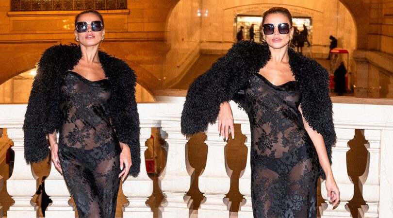 Boobs, Panties, and a See-Through Fantasy! Brooks Nader Stuns at L’AGENCE Show